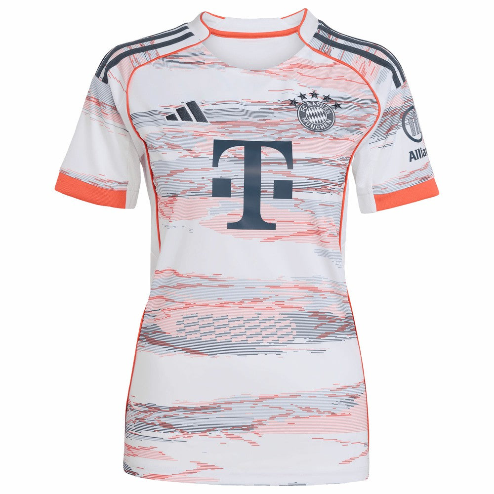 Adidas Bayern Munich Women's 2025/26 Away Replica Jerseys - White