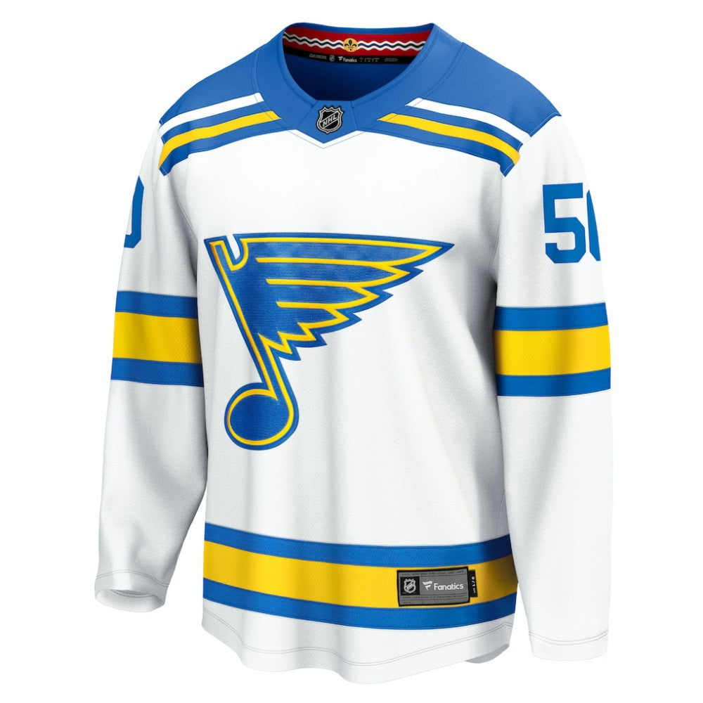 Jordan Binnington St. Louis Blues - Fanatics Away Breakaway Player Jersey White