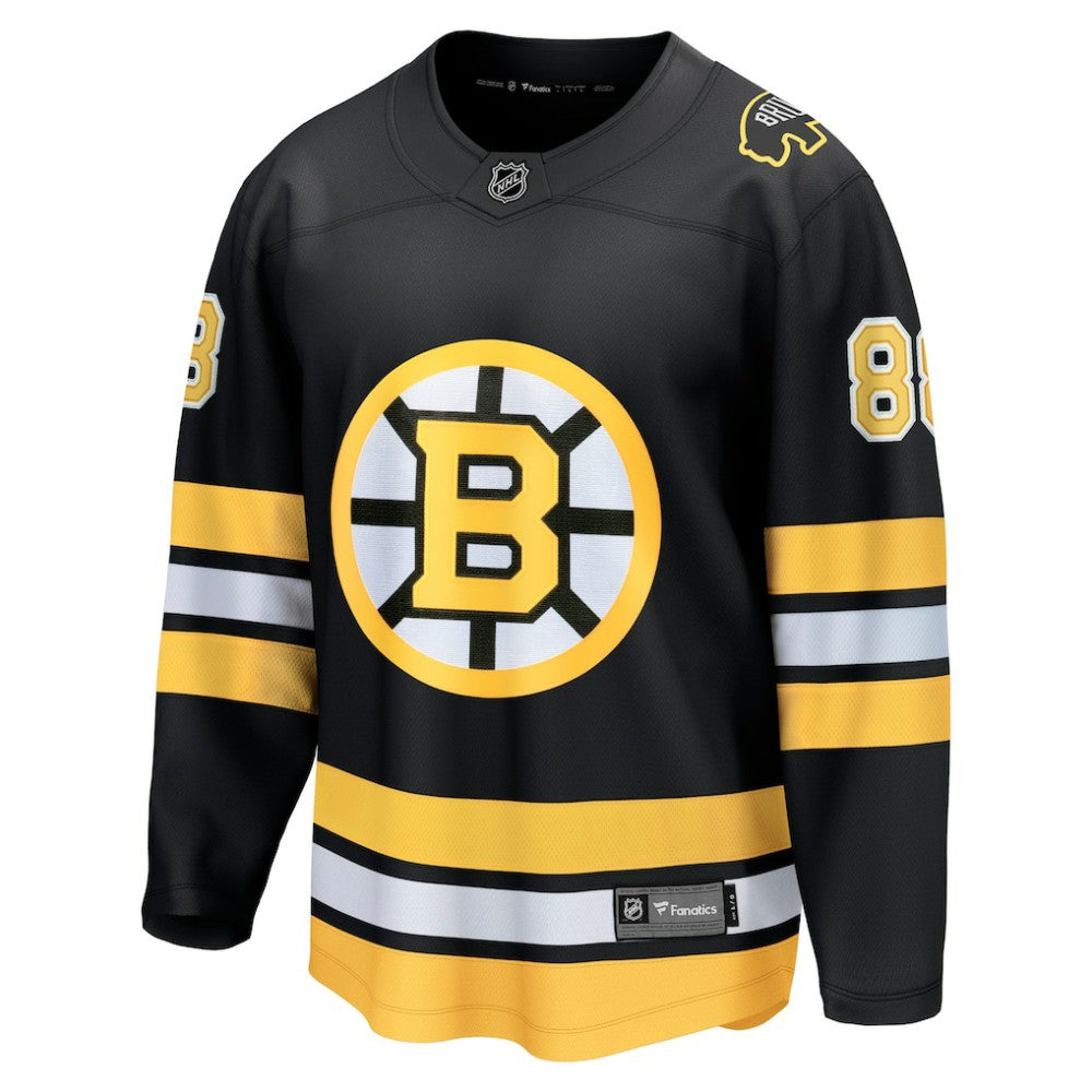David Pastrnak Boston Bruins Fanatics Home Breakaway Player Jersey Black