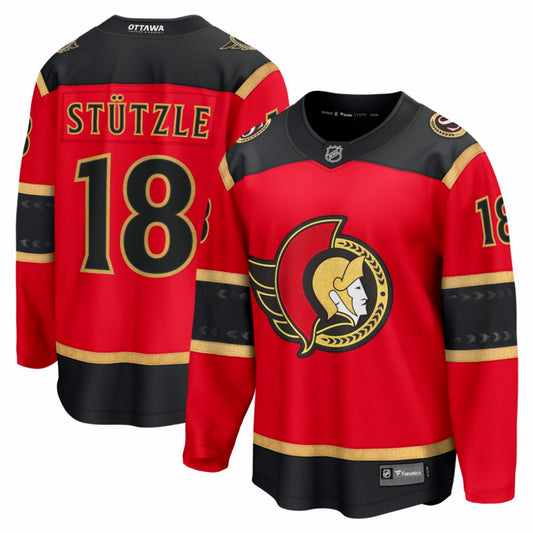 Tim Stutzle Ottawa Senators Fanatics Alternate Breakaway Jersey - Red | NHL Jerseys