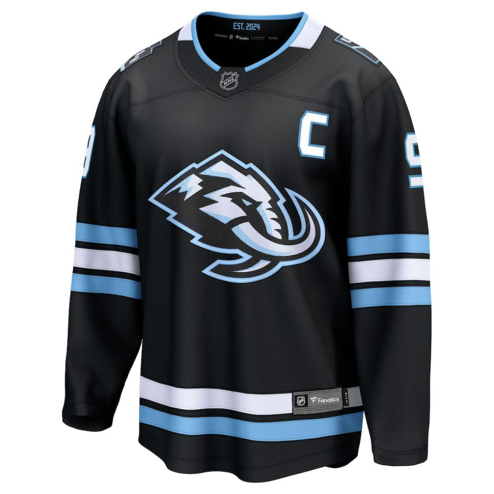 Clayton Keller Utah Mammoth Fanatics Home Breakaway Player Jersey - Black | NHL Jerseys
