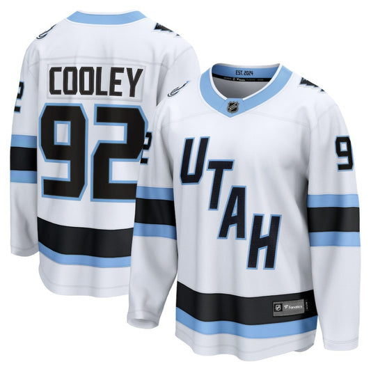 Logan Cooley Utah Mammoth Fanatics Away Breakaway Player Jersey - White | NHL Jerseys