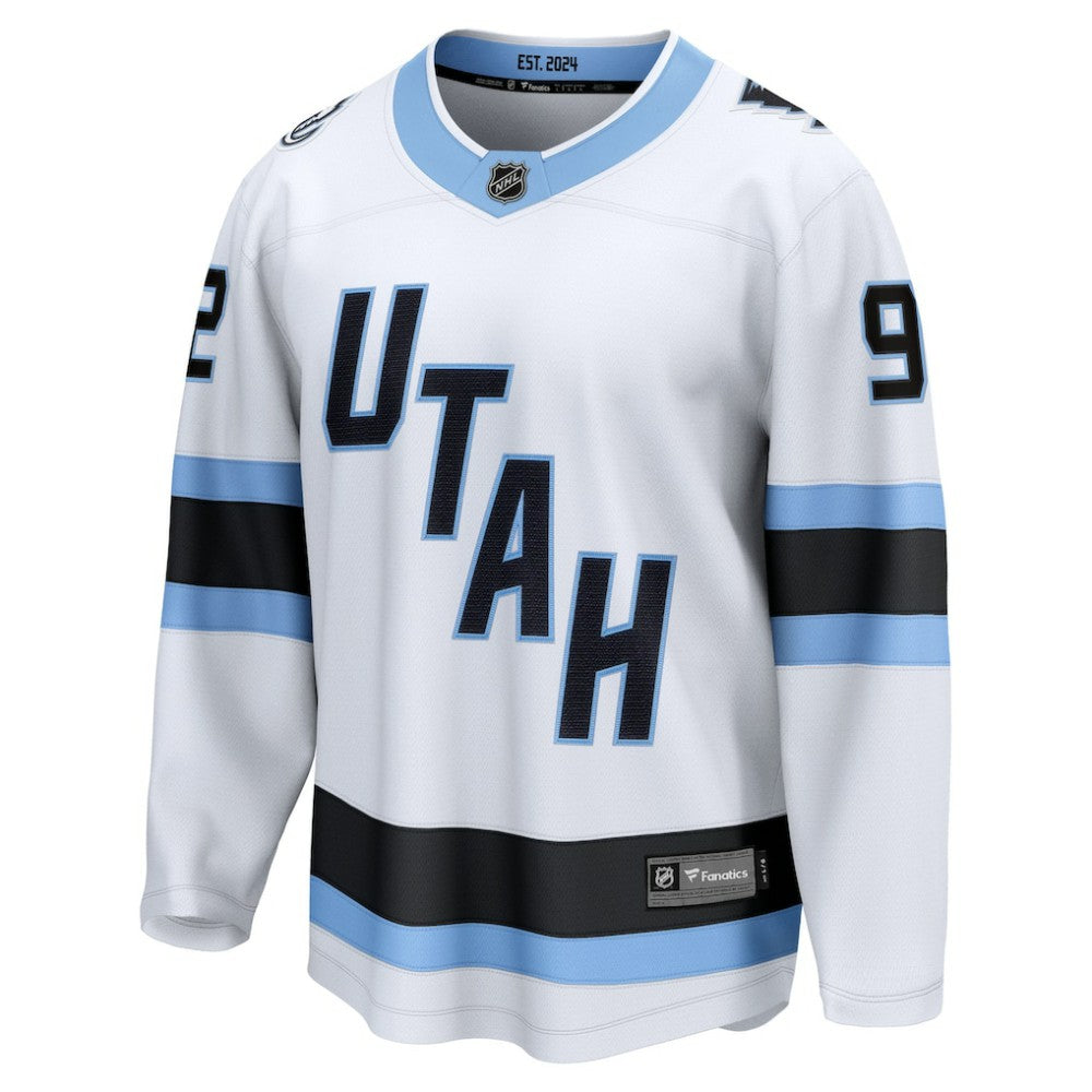 Logan Cooley Utah Mammoth - Fanatics Away Breakaway Player Jersey White