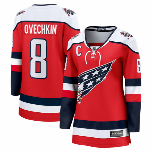 Alexander Ovechkin Washington Capitals Fanatics Women's Alternate Breakaway Player Jersey - Red | NHL Jerseys