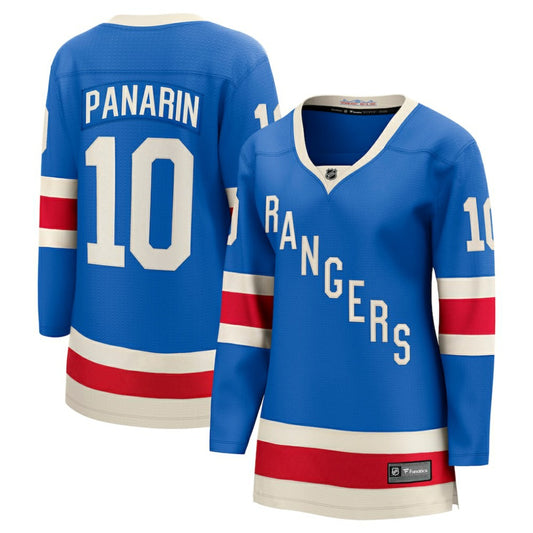 Artemi Panarin New York Rangers Fanatics Women's Centennial Breakaway Jersey - Blue | NHL Jerseys