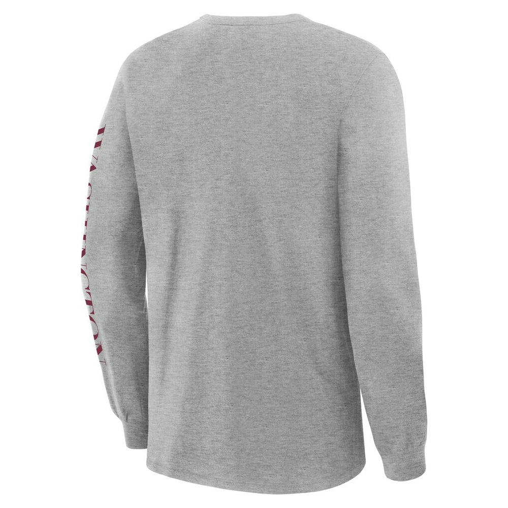 Washington Commanders Hometown Sweep Legacy Long Sleeve T-Shirt Heather Gray - Fanatics