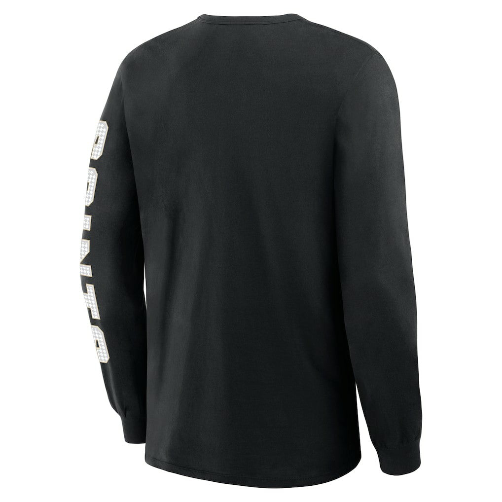 New Orleans Saints Hometown Sweep Legacy Long Sleeve T-Shirt Black - Fanatics