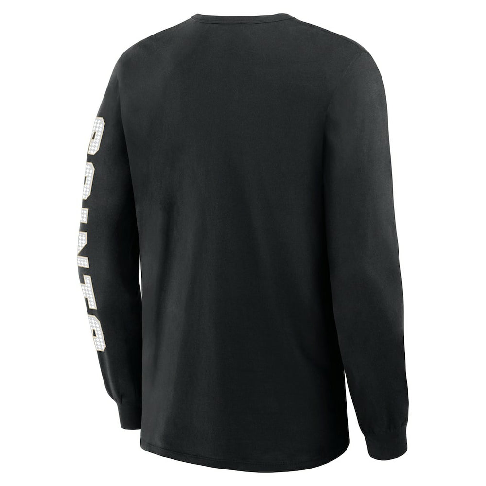 New Orleans Saints Hometown Sweep Legacy Long Sleeve T-Shirt Black - Fanatics
