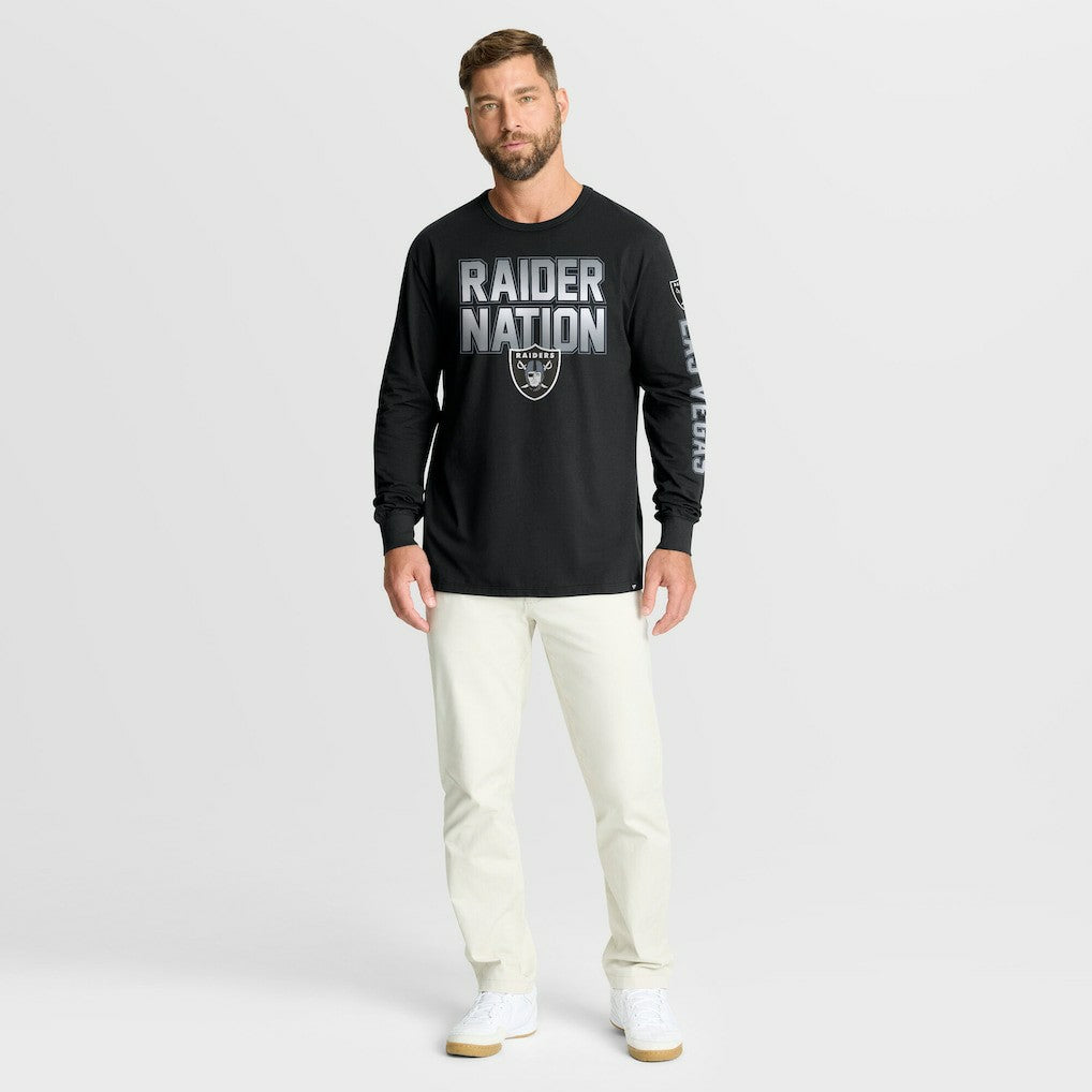 Las Vegas Raiders Hometown Sweep Legacy Long Sleeve T-Shirt Black - Fanatics