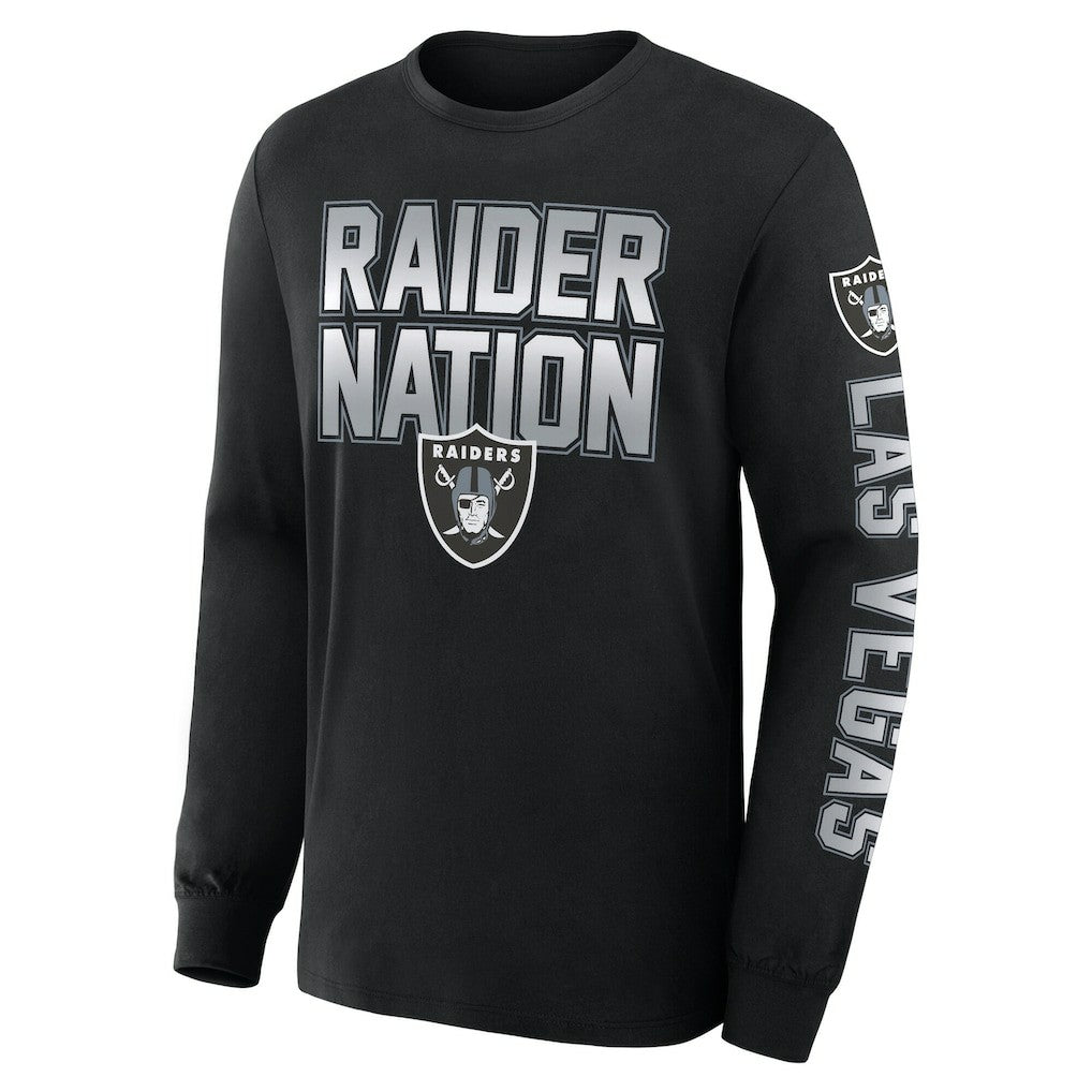 Las Vegas Raiders Hometown Sweep Legacy Long Sleeve T-Shirt Black - Fanatics