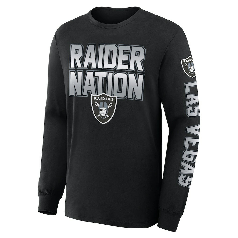 Las Vegas Raiders Hometown Sweep Legacy Long Sleeve T-Shirt Black - Fanatics