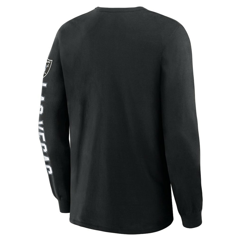 Las Vegas Raiders Hometown Sweep Legacy Long Sleeve T-Shirt Black - Fanatics