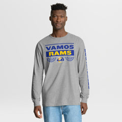 Los Angeles Rams Hometown Sweep Legacy Long Sleeve T-Shirt Heather Gray - Fanatics