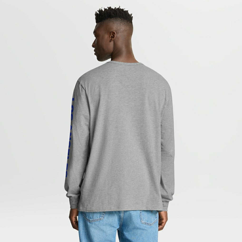 Los Angeles Rams Hometown Sweep Legacy Long Sleeve T-Shirt Heather Gray - Fanatics