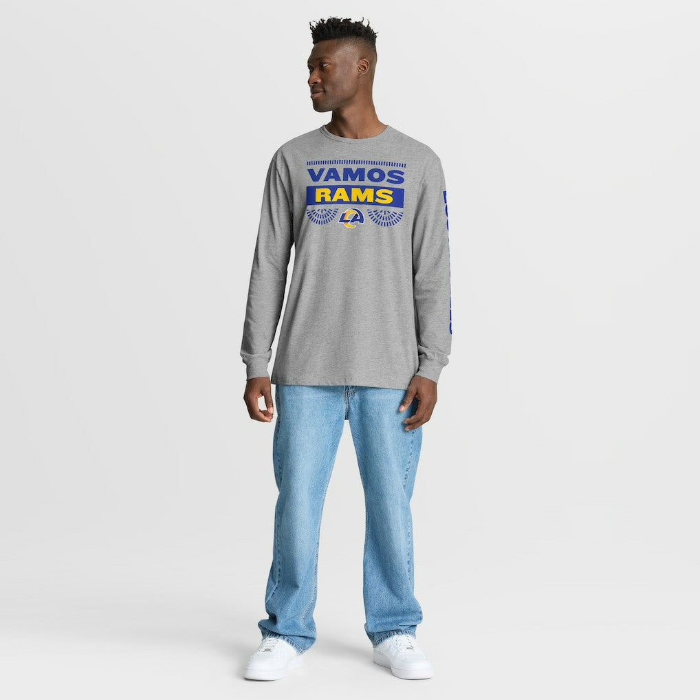 Los Angeles Rams Hometown Sweep Legacy Long Sleeve T-Shirt Heather Gray - Fanatics