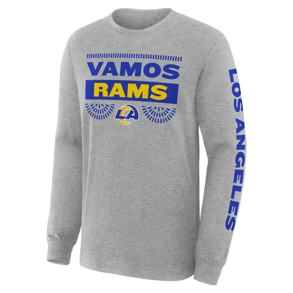 Los Angeles Rams Hometown Sweep Legacy Long Sleeve T-Shirt Heather Gray - Fanatics