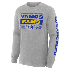 Los Angeles Rams Hometown Sweep Legacy Long Sleeve T-Shirt Heather Gray - Fanatics