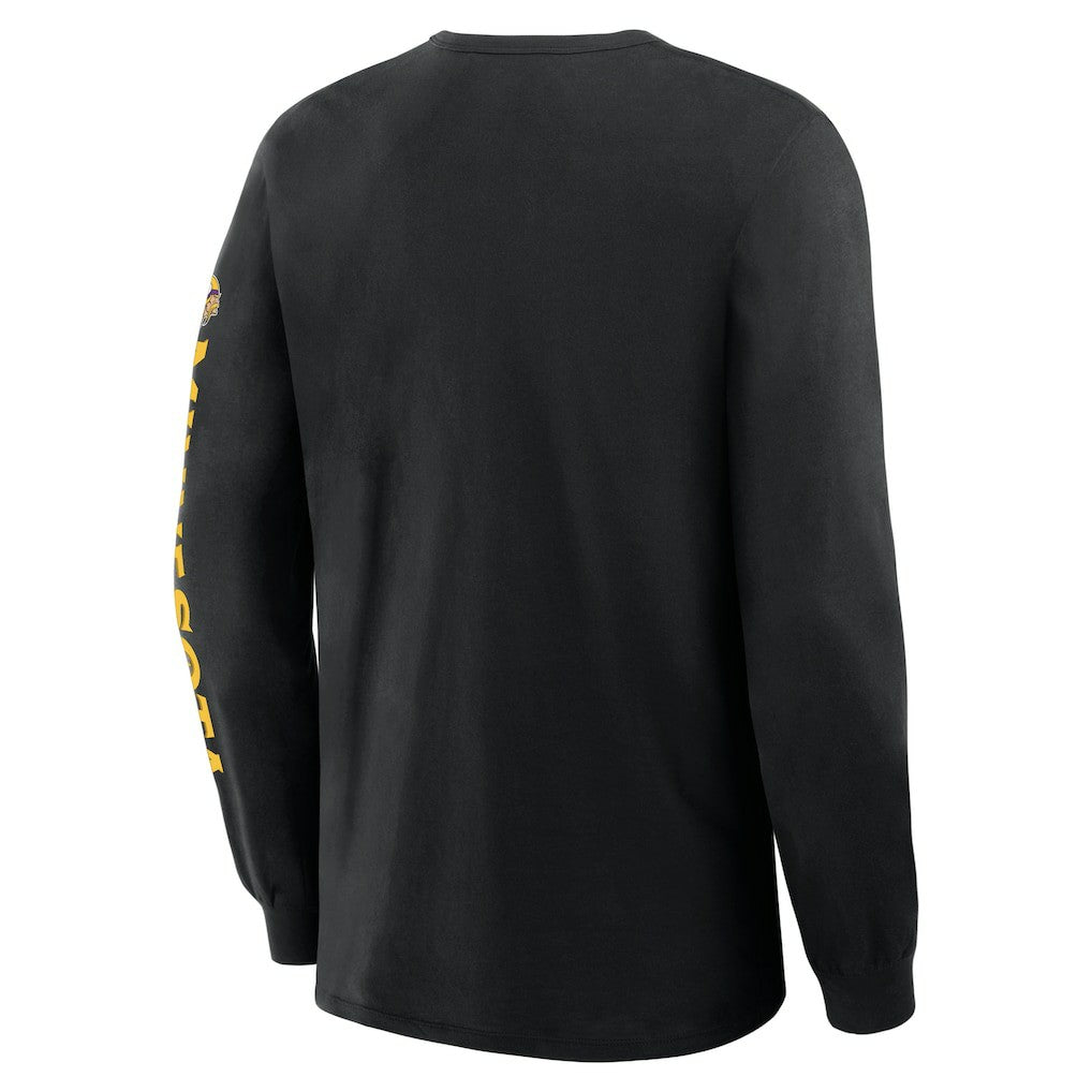 Minnesota Vikings Hometown Sweep Legacy Long Sleeve T-Shirt Black - Fanatics