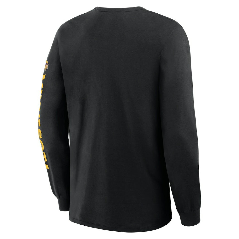 Minnesota Vikings Hometown Sweep Legacy Long Sleeve T-Shirt Black - Fanatics