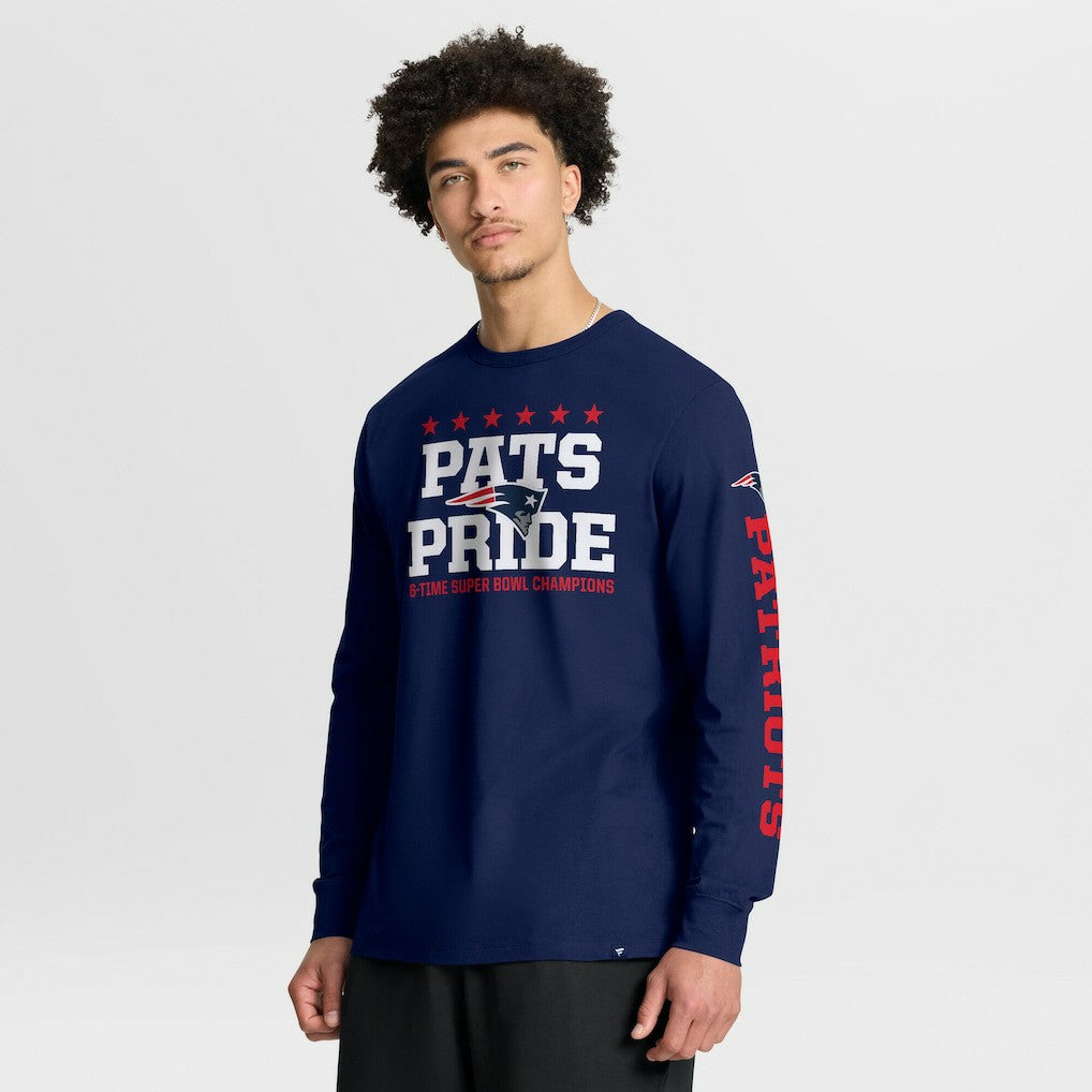 New England Patriots Hometown Sweep Legacy Long Sleeve T-Shirt Navy - Fanatics