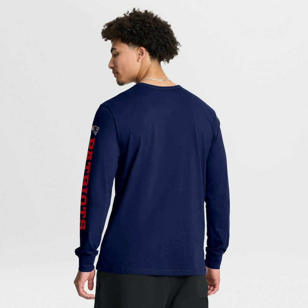 New England Patriots Hometown Sweep Legacy Long Sleeve T-Shirt Navy - Fanatics