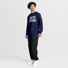 New England Patriots Hometown Sweep Legacy Long Sleeve T-Shirt Navy - Fanatics