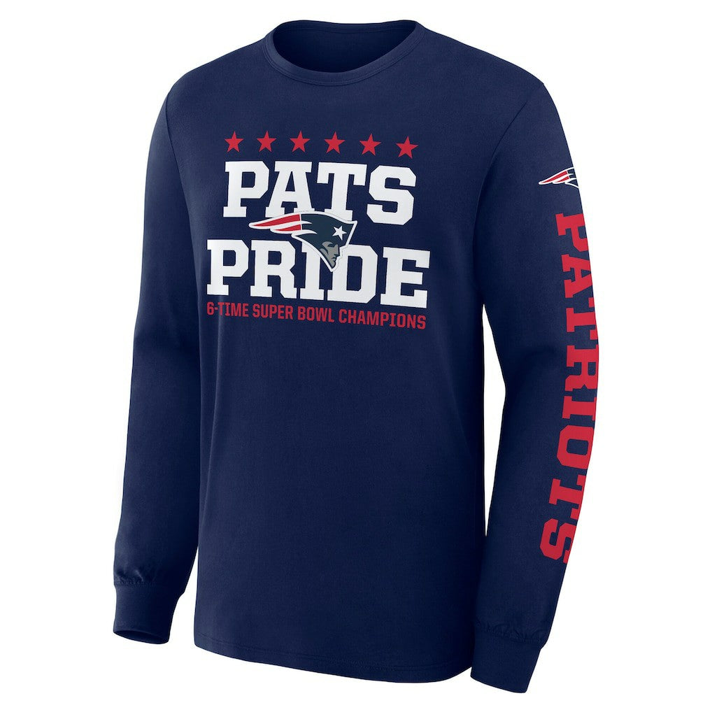 New England Patriots Hometown Sweep Legacy Long Sleeve T-Shirt Navy - Fanatics
