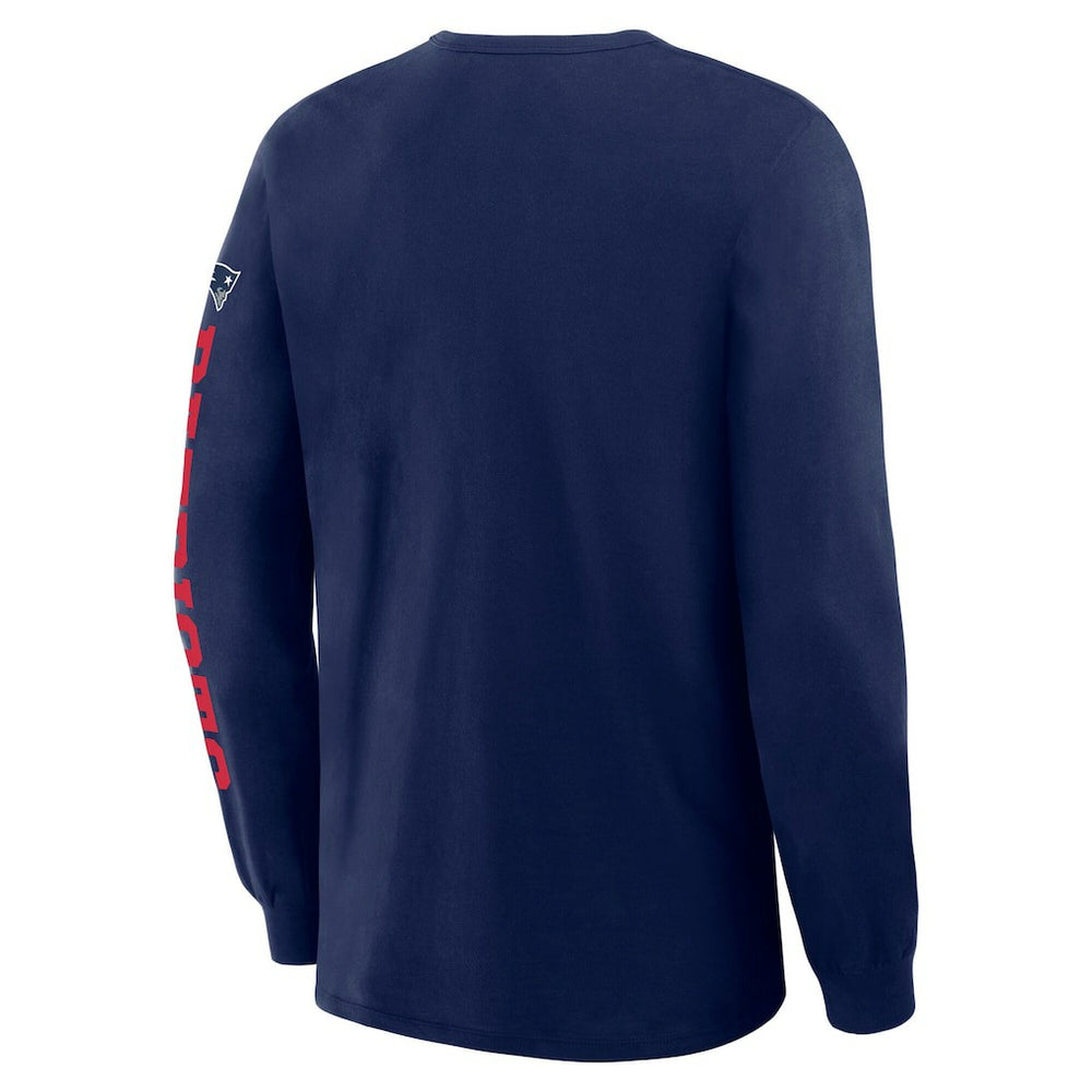 New England Patriots Hometown Sweep Legacy Long Sleeve T-Shirt Navy - Fanatics