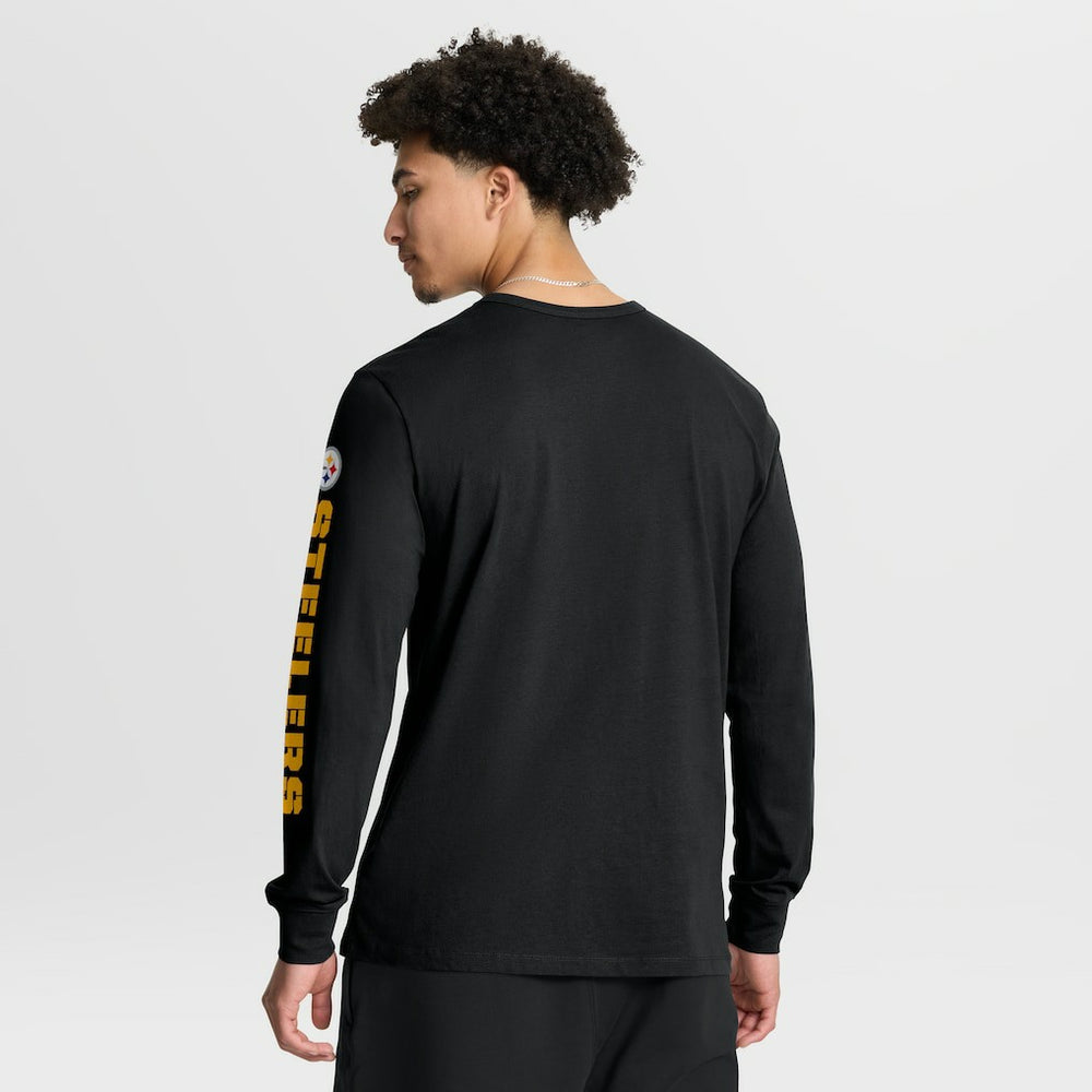 Pittsburgh Steelers Hometown Sweep Legacy Long Sleeve T-Shirt Black - Fanatics