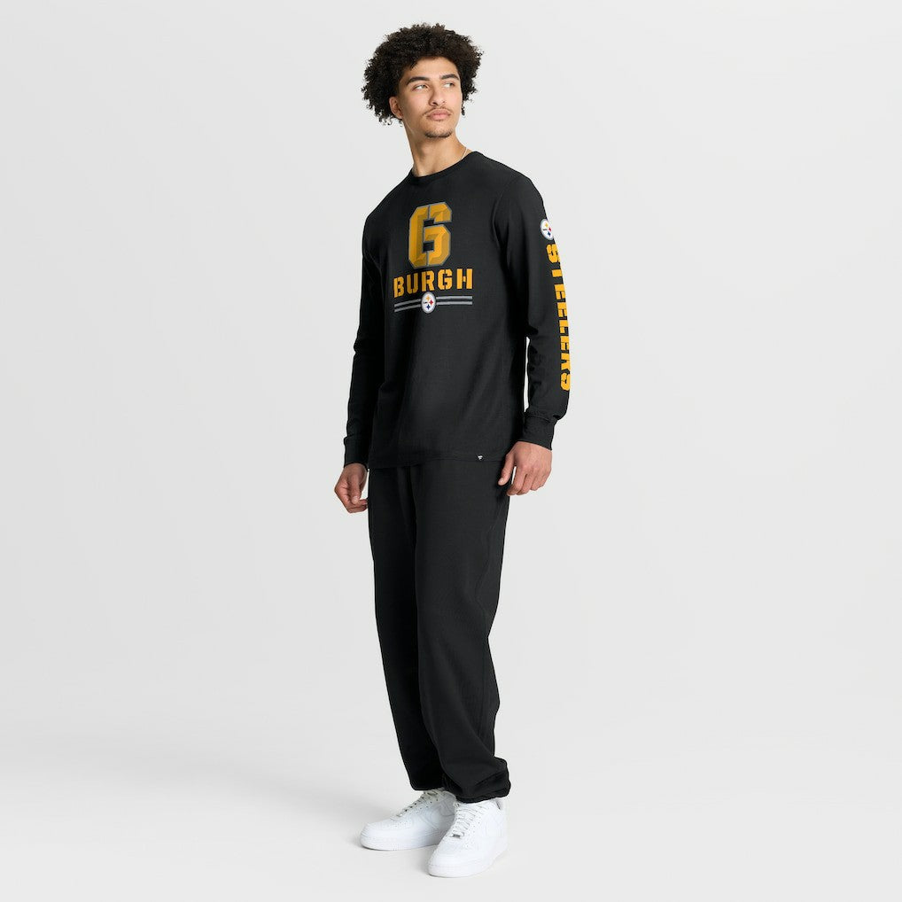 Pittsburgh Steelers Hometown Sweep Legacy Long Sleeve T-Shirt Black - Fanatics