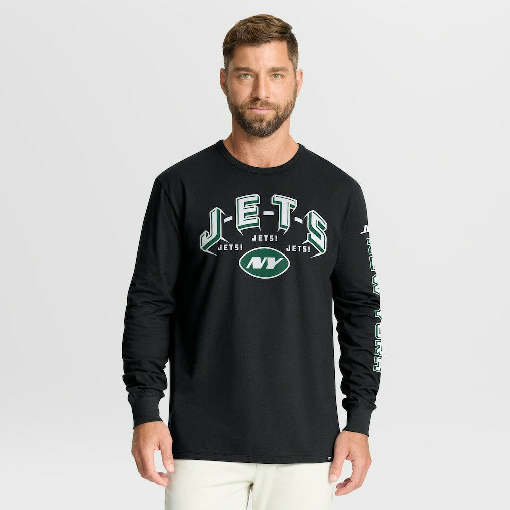 New York Jets Hometown Sweep Legacy Long Sleeve T-Shirt Black - Fanatics