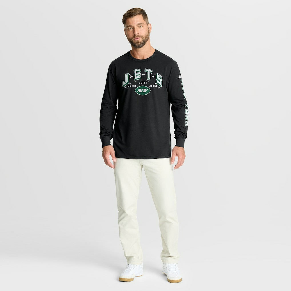 New York Jets Hometown Sweep Legacy Long Sleeve T-Shirt Black - Fanatics