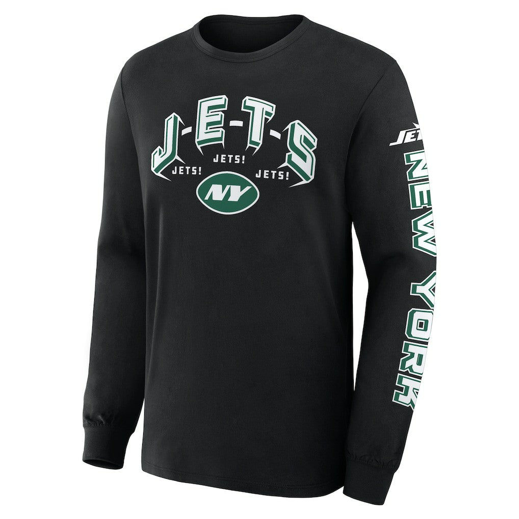New York Jets Hometown Sweep Legacy Long Sleeve T-Shirt Black - Fanatics