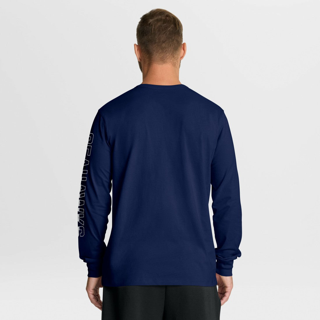 Seattle Seahawks Hometown Sweep Legacy Long Sleeve T-Shirt College Navy - Fanatics