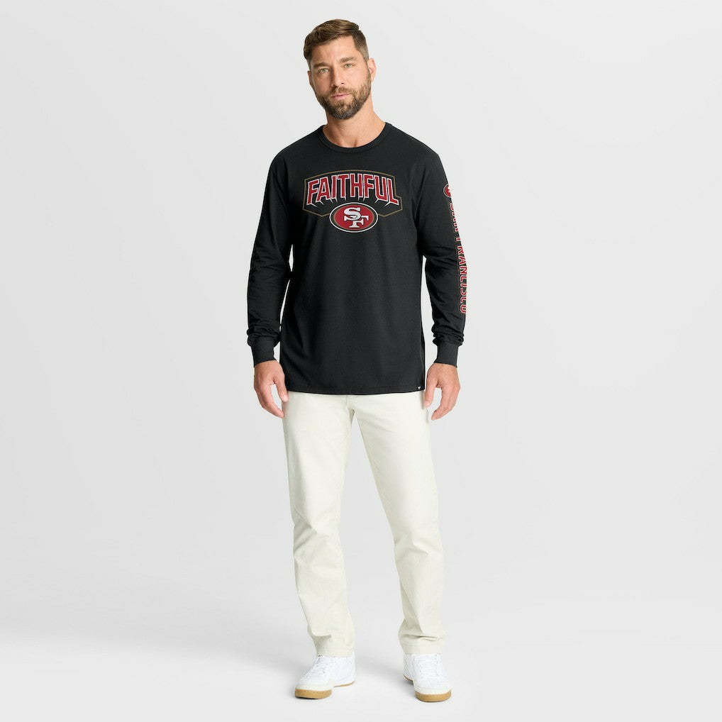 San Francisco 49ers Hometown Sweep Legacy Long Sleeve T-Shirt Black - Fanatics