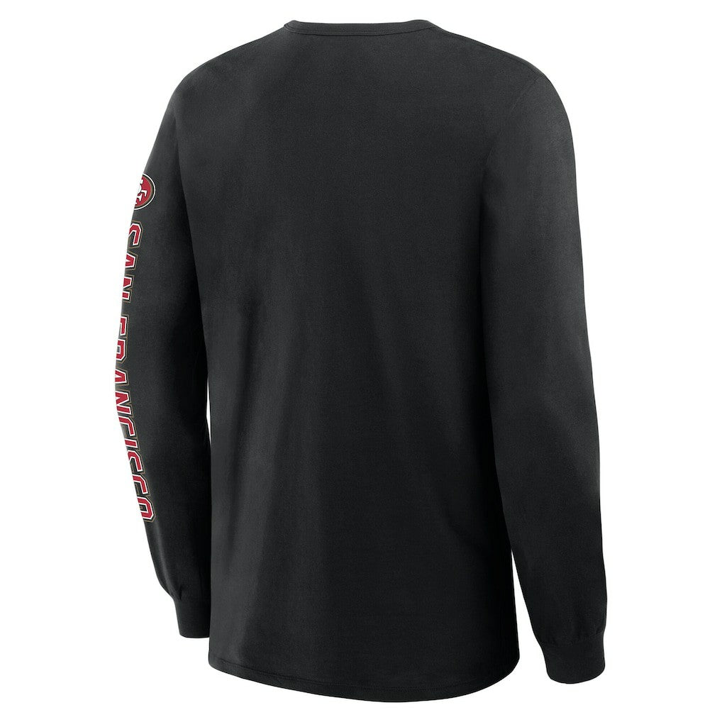 San Francisco 49ers Hometown Sweep Legacy Long Sleeve T-Shirt Black - Fanatics