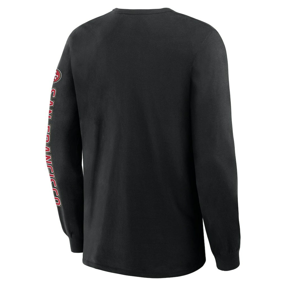 San Francisco 49ers Hometown Sweep Legacy Long Sleeve T-Shirt Black - Fanatics