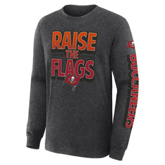 Tampa Bay Buccaneers Hometown Sweep Legacy Long Sleeve T-Shirt Heather Charcoal - Fanatics