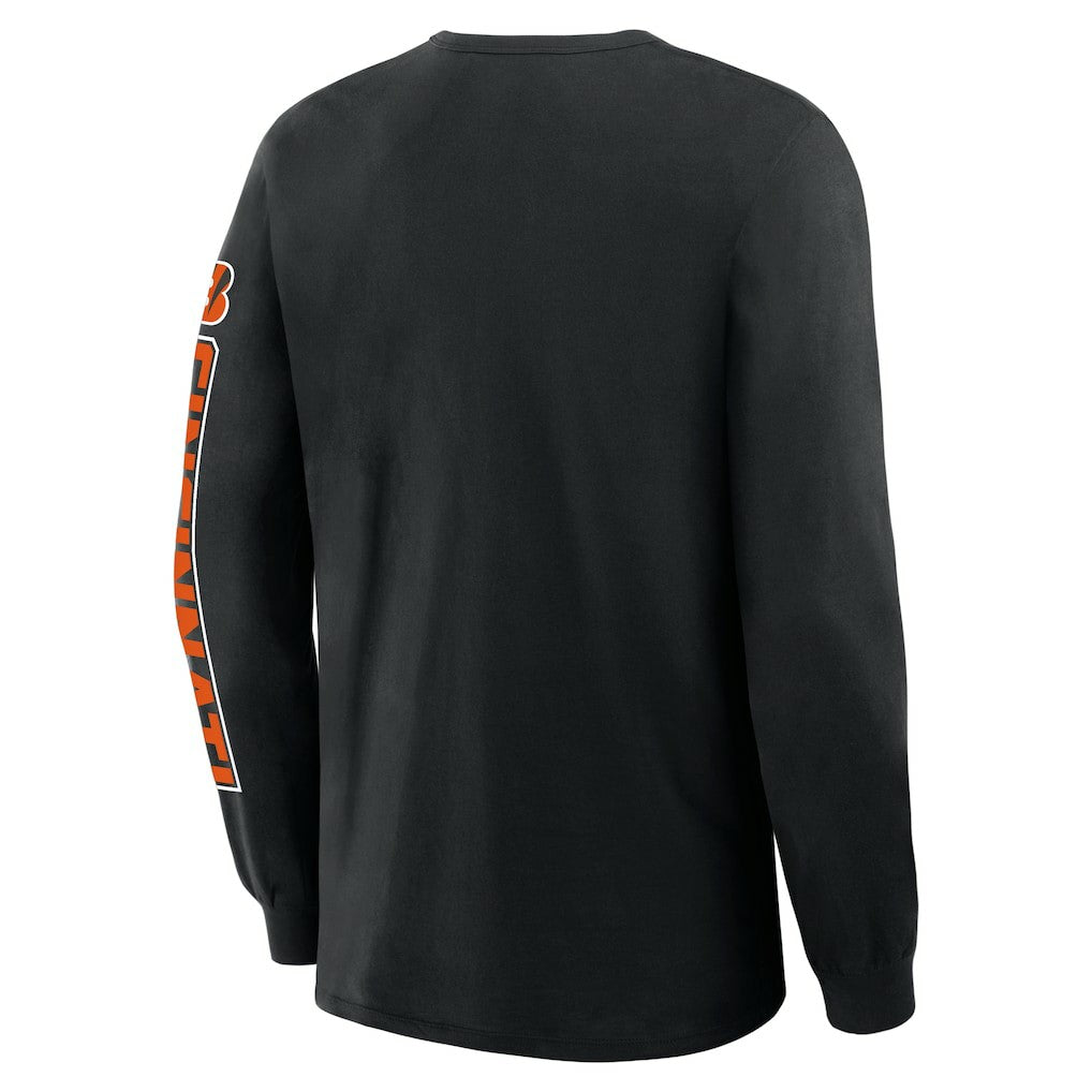 Cincinnati Bengals Hometown Sweep Legacy Long Sleeve T-Shirt Black - Fanatics