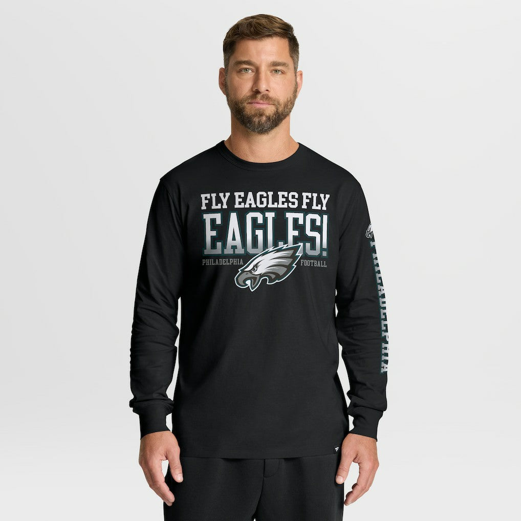 Philadelphia Eagles Hometown Sweep Legacy Long Sleeve T-Shirt Black - Fanatics