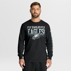 Philadelphia Eagles Hometown Sweep Legacy Long Sleeve T-Shirt Black - Fanatics