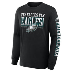 Philadelphia Eagles Hometown Sweep Legacy Long Sleeve T-Shirt Black - Fanatics