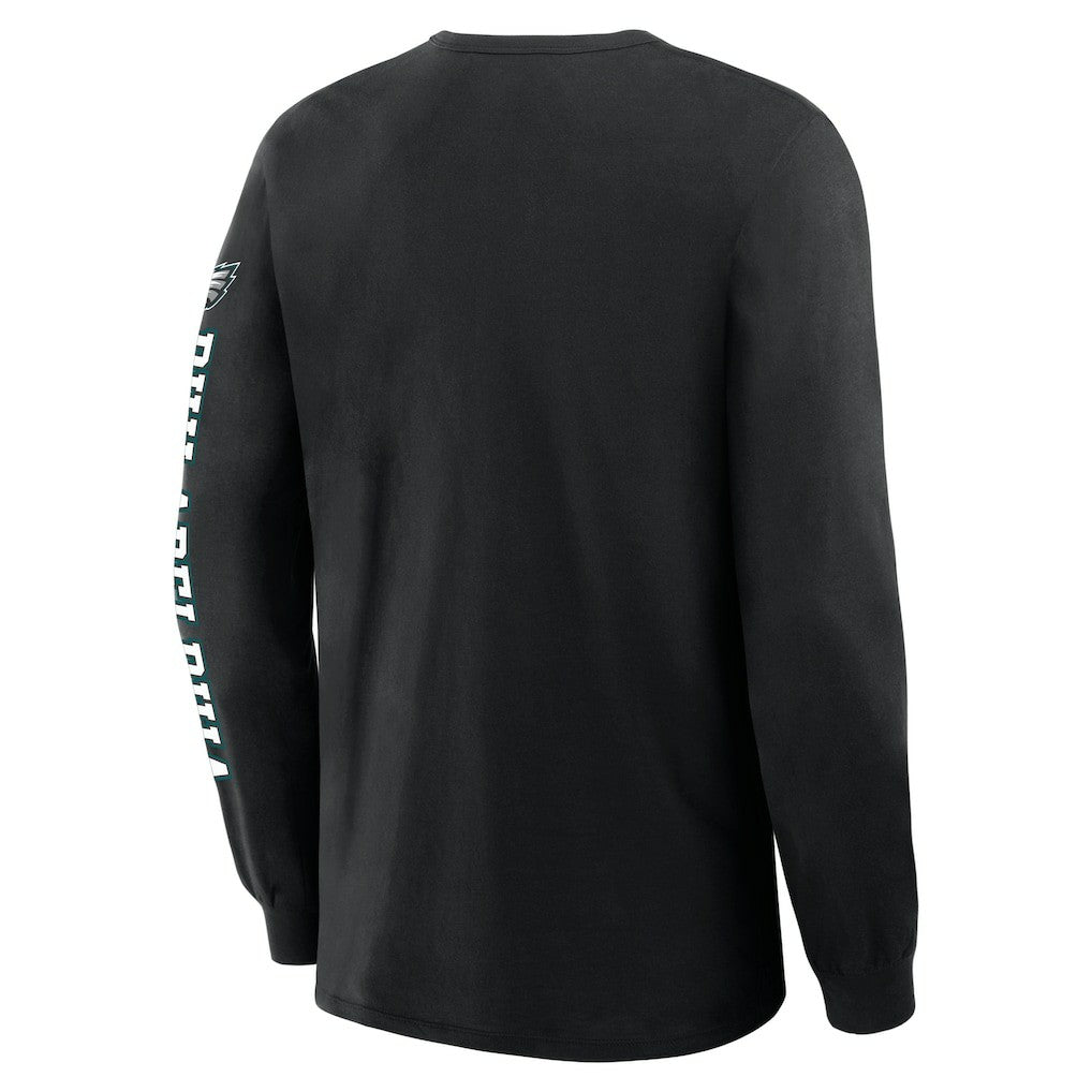 Philadelphia Eagles Hometown Sweep Legacy Long Sleeve T-Shirt Black - Fanatics