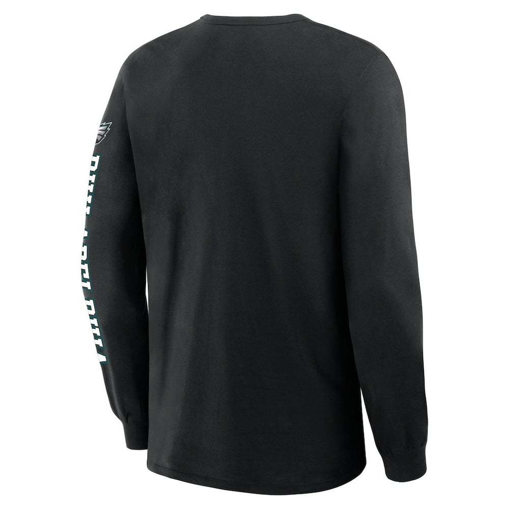 Philadelphia Eagles Hometown Sweep Legacy Long Sleeve T-Shirt Black - Fanatics