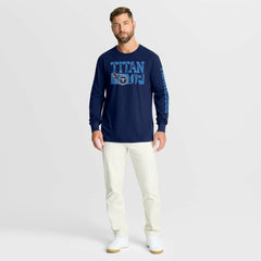 Tennessee Titans Hometown Sweep Legacy Long Sleeve T-Shirt Navy - Fanatics