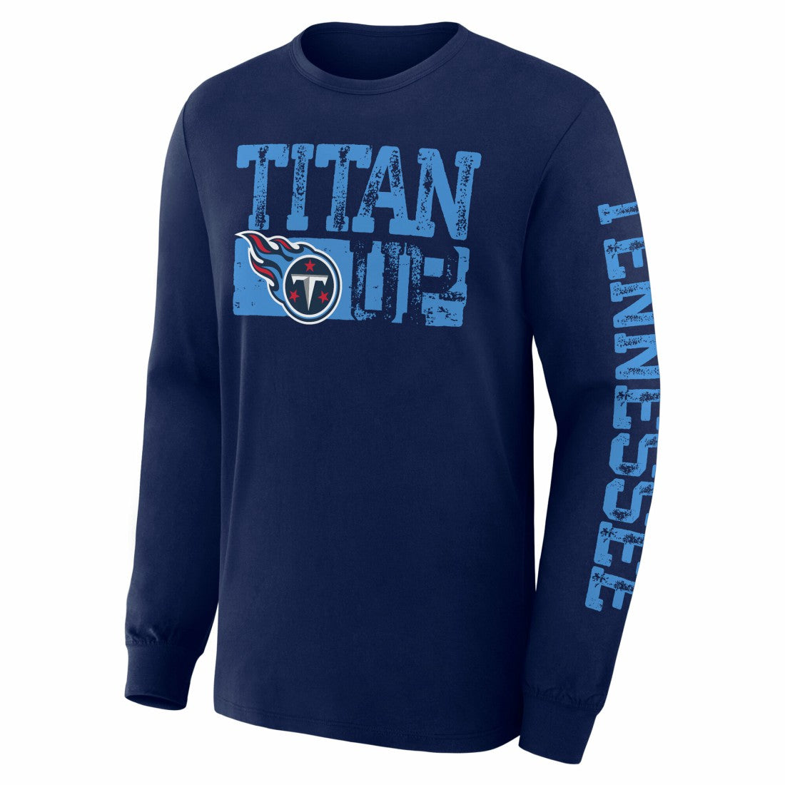 Tennessee Titans Hometown Sweep Legacy Long Sleeve T-Shirt Navy - Fanatics