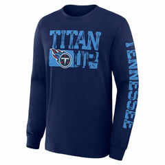 Tennessee Titans Hometown Sweep Legacy Long Sleeve T-Shirt Navy - Fanatics