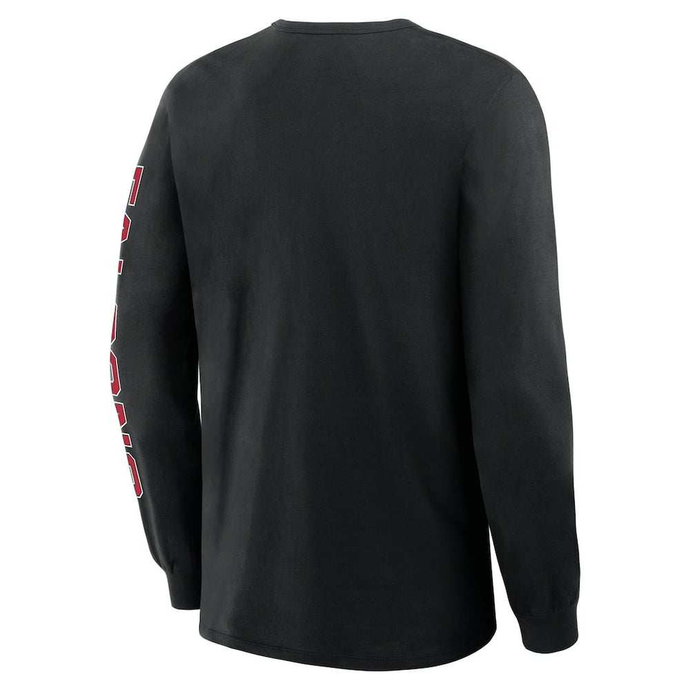 Atlanta Falcons Hometown Sweep Legacy Long Sleeve T-Shirt Black - Fanatics