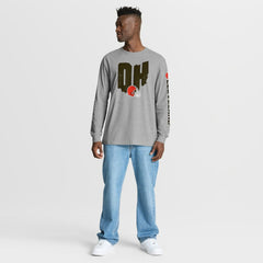 Cleveland Browns Hometown Sweep Legacy Long Sleeve T-Shirt Heather Gray - Fanatics