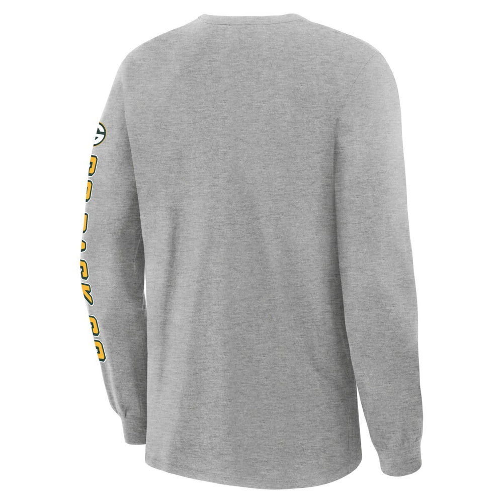 Green Bay Packers Hometown Sweep Legacy Long Sleeve T-Shirt Heather Gray - Fanatics